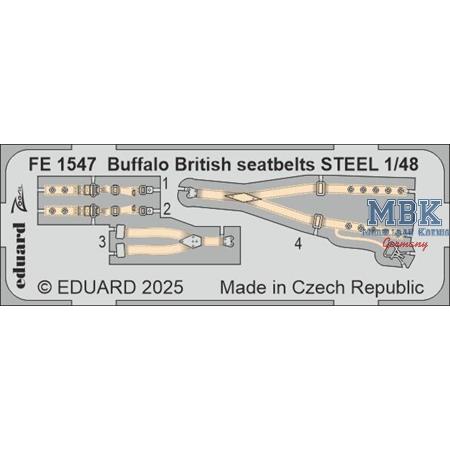 General-M. F2A-2 Martlet British seatbelts STEEL