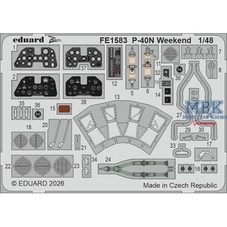 Bell P-40N Airacobra Weekend 1/48