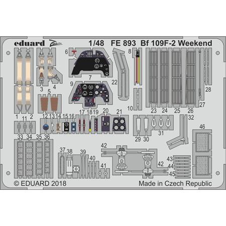 Messerschmitt Bf-109F-2 Weekend 1/48