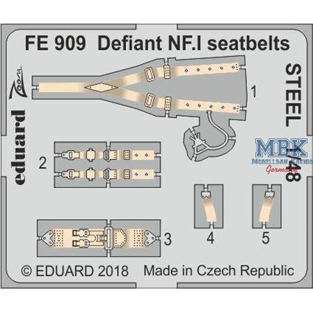 Defiant NF.I seatbelts STEEL 1/48