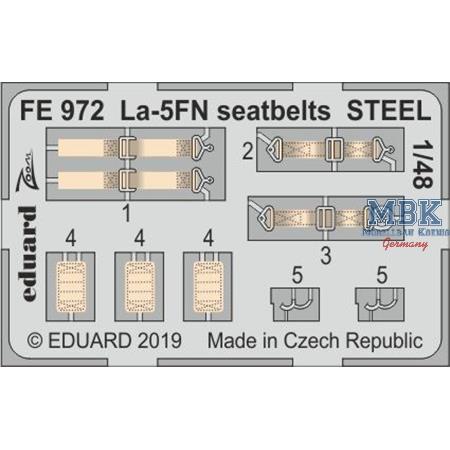 La-5FN seatbelts STEEL1/48