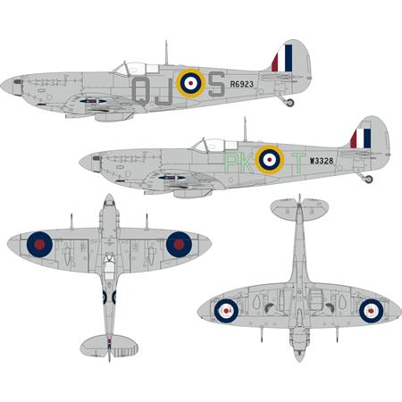 Spitfire Mk.Vb British national insignia Masking