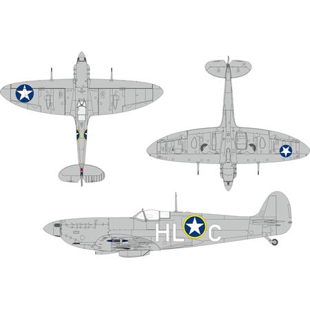 Spitfire Mk.Vb US national insignia Masking