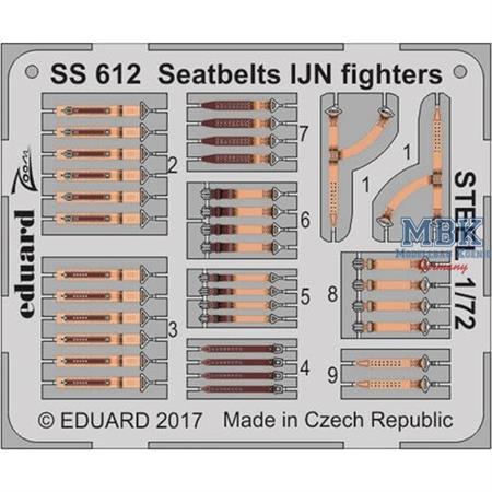 Seatbealts IJN Fighter STEEL  1/72