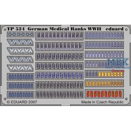German Medical Ranks WWII