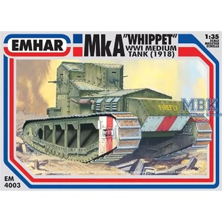 Whippet 'A' WWI medium tank