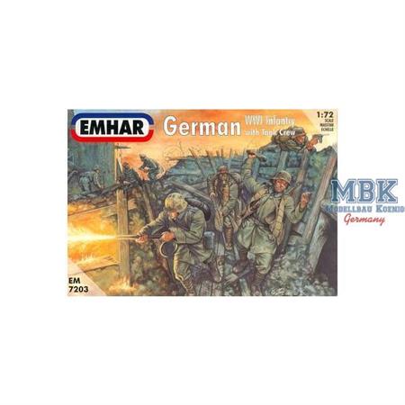 German WW1 Infantry w/ Tank Crew