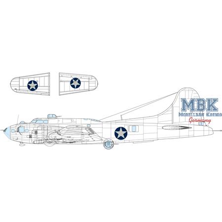 B-17F US national insignia rounded Masking Tape