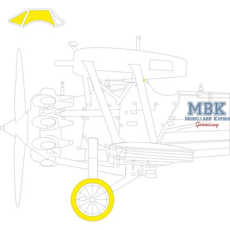 Bristol Bulldog Mk.II 1/48 Masking Tape