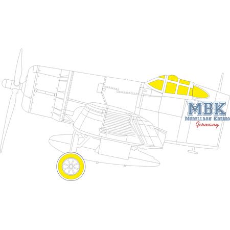 Vought F4U-2 Corsair TFace 1/48 Masking Tape