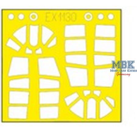 Curtiss P-40N Warhawk TFace 1/48 Masking Tape