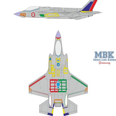 F-35A RAM coating early 1/48 Masking Tape