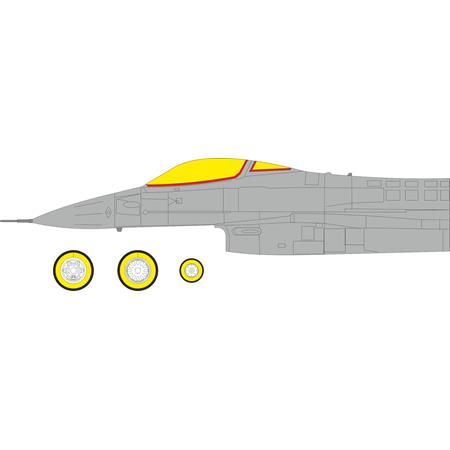 Lockheed-Martin F-16CJ TFace 1/48 Masking Tape