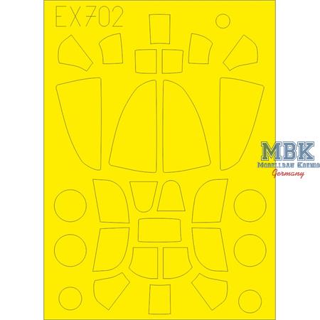 Bell P-39/P-400 Airacobra TFace 1/48 Masking tape