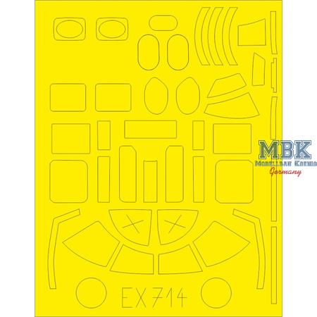 North-American B-25D Mitchell  1/48  Masking tape