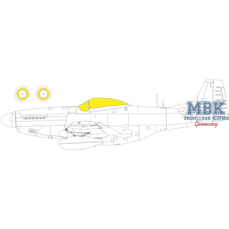 P-51K Mustang TFace 1/48  Masking tape