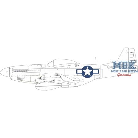 N-A P-51D Mustang national insignia Masking Tape