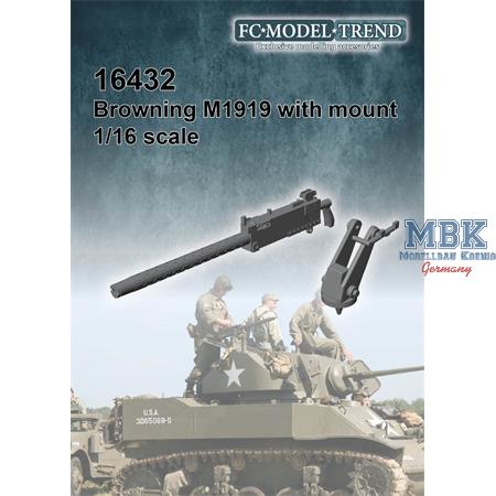 Browning M1919 with mount