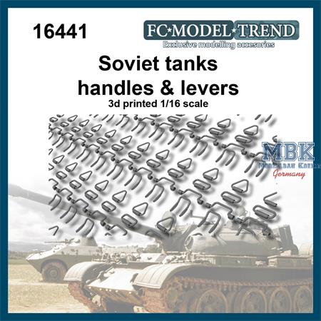 Soviet tanks handles and levers