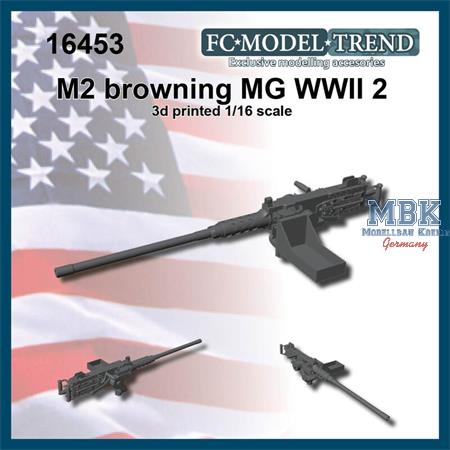 M2 Browning heavy machine gun, WWII