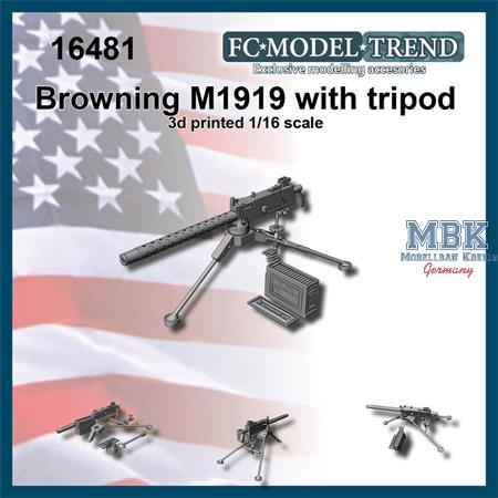 Browning M1919 with tripod