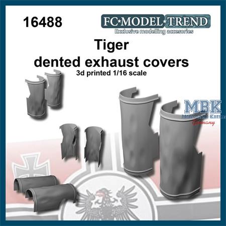 Tiger, dented exhaust covers 1/16