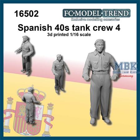 Spanish tank crew 40s #4 (1:16)