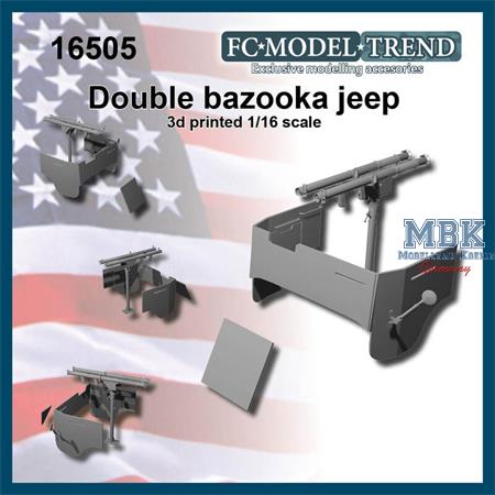 Twin bazooka Jeep  1:16