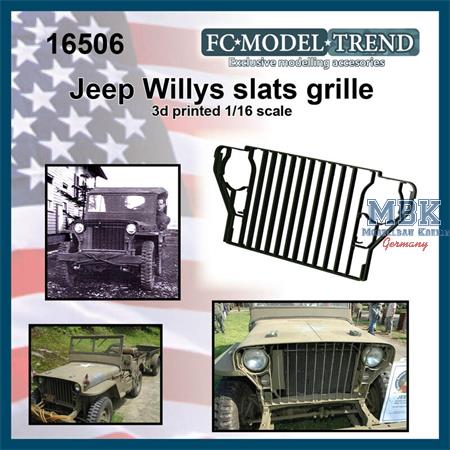 Jeep early slat grille 1/16