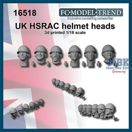 UK HSRAC helmet heads (1:16)