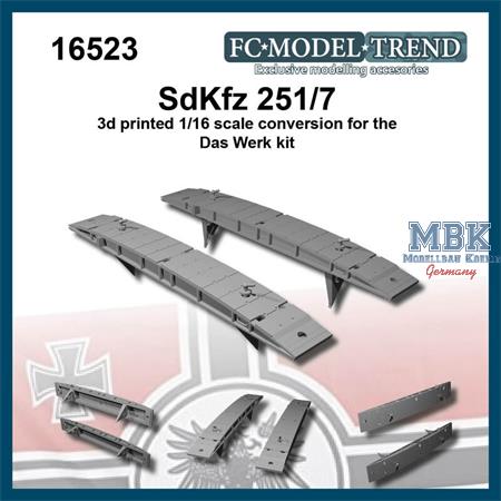 Conversion Set Bridges for Sdkfz 251/7 1/16