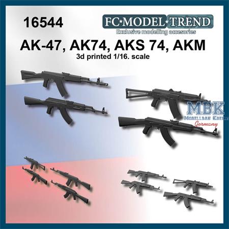 AK-47, AK-74, AKS-74 & AKM  1:16