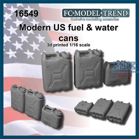 US modern fuel & water cans (1:16)
