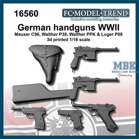 German handgun WWII (1:16)