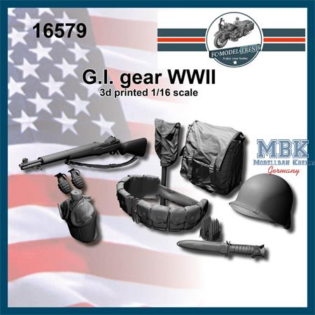 U.S. GI gear WWII  (1:16)