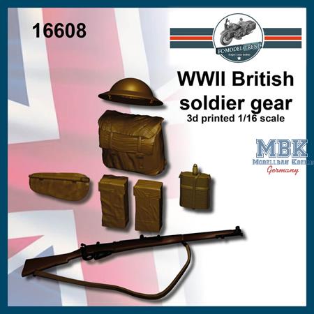 British WWII soldier gear  (1:16)