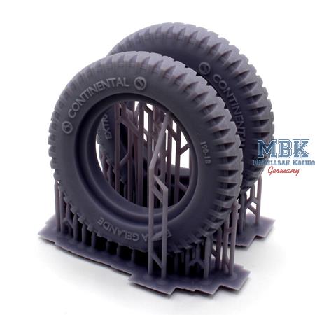 SdKfz 250, weighted tires (1:16)