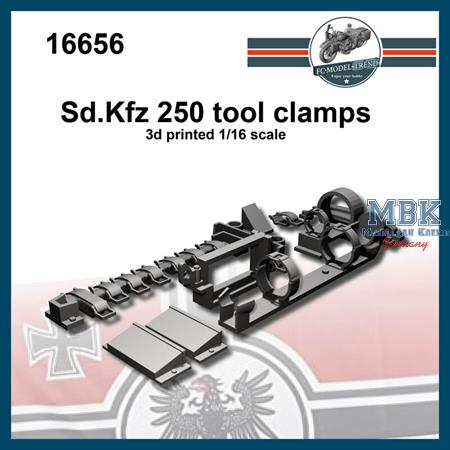 Sd.Kfz 250 tool clamps (1:16)
