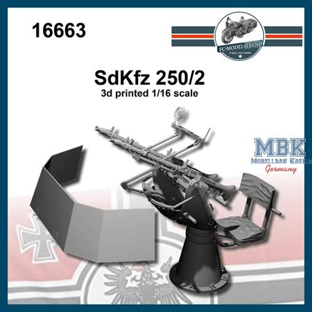 Sd.Kfz 250/4 AA Zwillingssockel 36 (1:16)