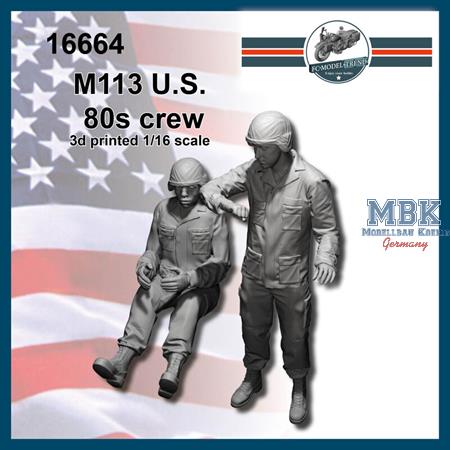 US army M113 crew 80s (1:16)