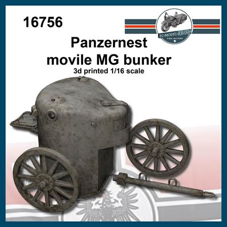 Panzernest. mobile MG bunker (1:16)