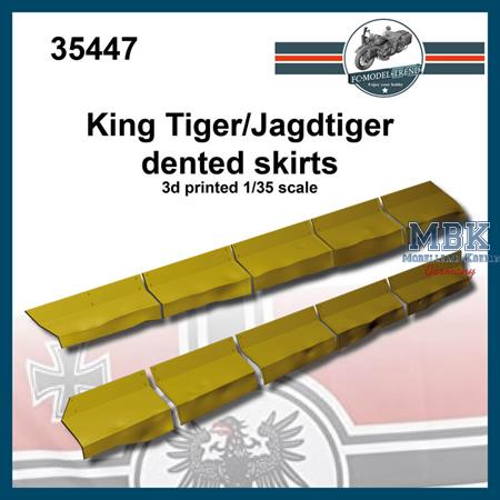 King Tiger / Jagdtiger dented skirts