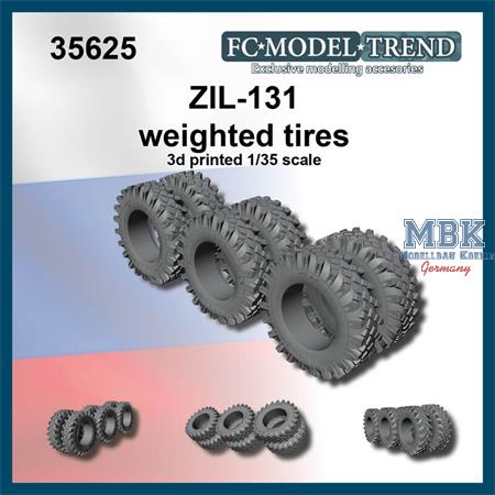 ZIL-131 weighted tires