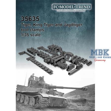 Tiger I/Tiger II/Jagdtiger tool  clamps