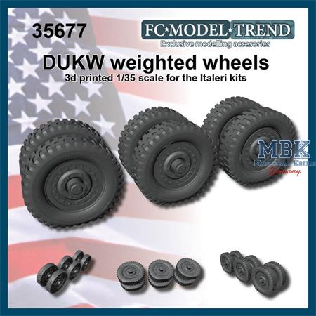 DUKW weighted wheels
