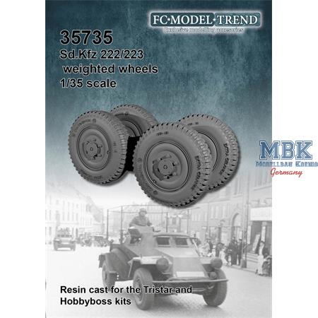 Sd.Kfz. 221/222/223 weighted wheels