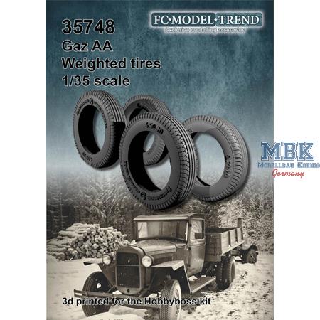 GAZ-AA, weighted tires