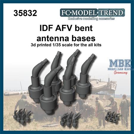 IDF AFV bent antenna bases
