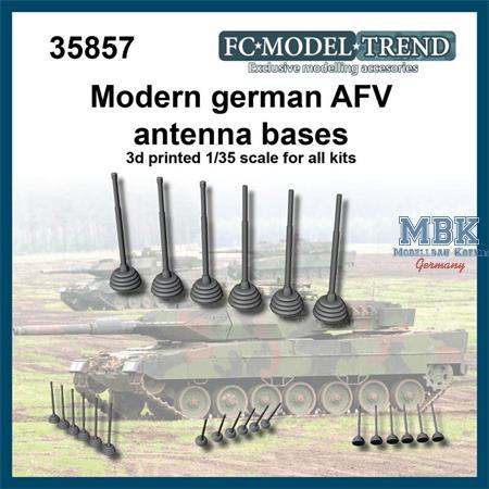 Modern German AFV antenna bases