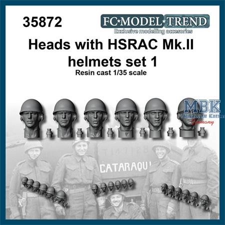 HSRAC MK.III helmet heads, set 1